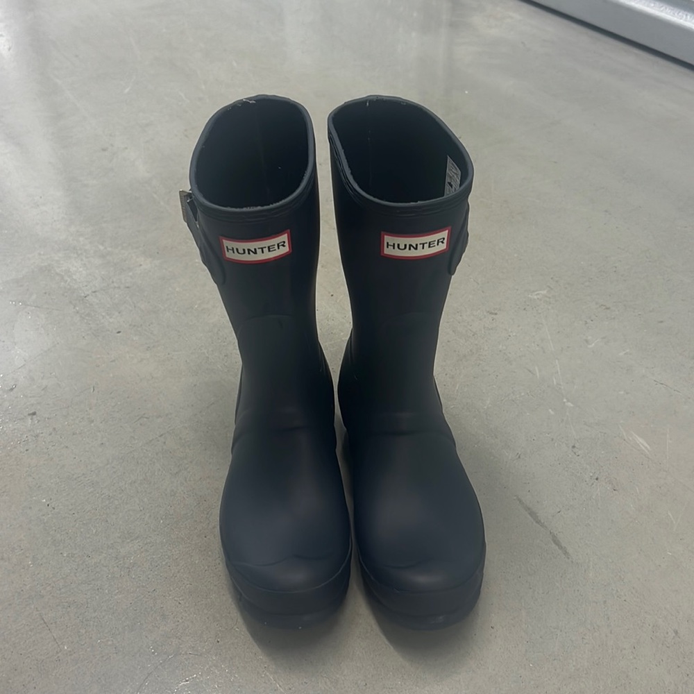 Navy Hunter Boots